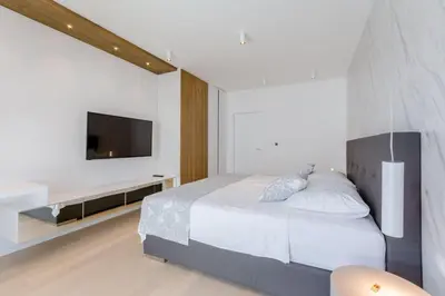 Krevet ili kreveti u jedinici u objektu Luxury Villa