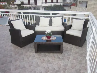 Balkon ili terasa u objektu Apartment in Hvar town with sea view, terrace, air conditioning, W-LAN (3666-5)