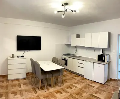 Kuhinja ili čajna kuhinja u objektu Apartments Derado