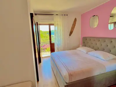 Krevet ili kreveti u jedinici u objektu Villa Last Chance, Brač