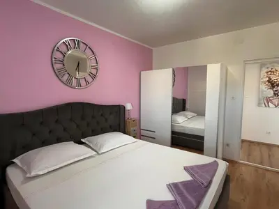 Krevet ili kreveti u jedinici u objektu Villa Last Chance, Brač