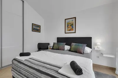 Krevet ili kreveti u jedinici u objektu Apartmani Vanda