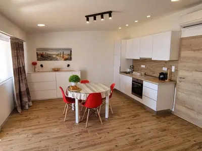 Kuhinja ili čajna kuhinja u objektu Apartments SKY
