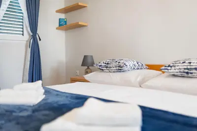 Krevet ili kreveti u jedinici u objektu Golden Bay Hvar