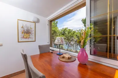Balkon ili terasa u objektu Janus apartments