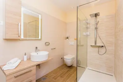 Kupaonica u objektu Villa Duce in Omis, private pool