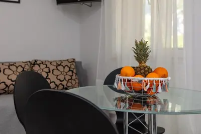 TV i/ili zabavni centar u objektu Apartments Bubalo