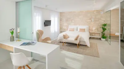 Krevet ili kreveti u jedinici u objektu Villa Marina Hvar