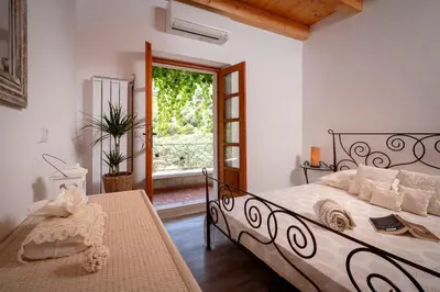Krevet ili kreveti u jedinici u objektu Villa BENEDETA-Dubovica Hvar