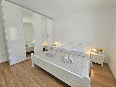Krevet ili kreveti u jedinici u objektu Podstrana Holiday