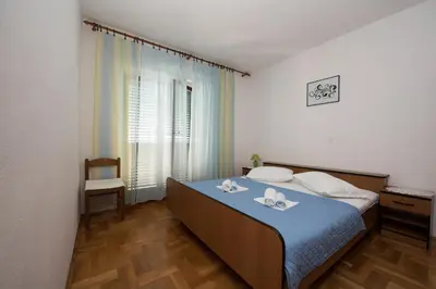 Krevet ili kreveti u jedinici u objektu Apartment Brela 16603b