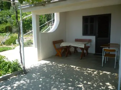 Tlocrt objekta Apartment in Pisak with sea view, terrace, air conditioning, Wi-Fi (4722-1)