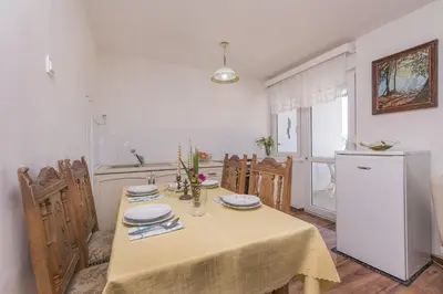 Kuhinja ili čajna kuhinja u objektu Apartment Nansy