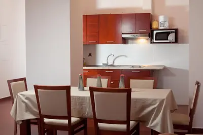 Kuhinja ili čajna kuhinja u objektu Apartments Agava