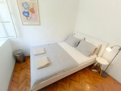 Krevet ili kreveti u jedinici u objektu Oleas Stari Grad Hvar - Private Guest Rooms - 2 Min to Sea & Center