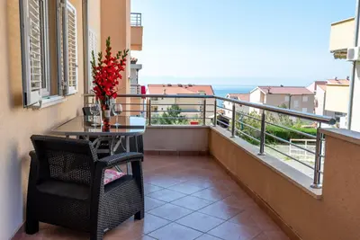 Balkon ili terasa u objektu Apartman Barbara