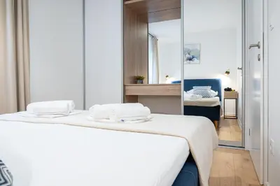 Krevet ili kreveti u jedinici u objektu Apartments Deluxe Vučko