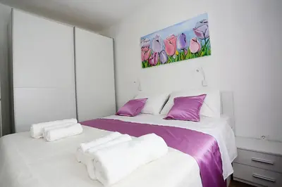 Krevet ili kreveti u jedinici u objektu Apartments Romarin