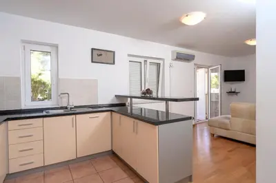 Kuhinja ili čajna kuhinja u objektu Villa Dalmatia Apartments