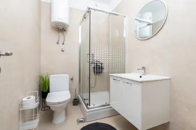 Kupaonica u objektu Apartmani Stanka