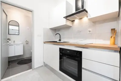 Kuhinja ili čajna kuhinja u objektu Apartmani Stanka