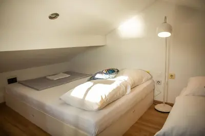 Krevet ili kreveti u jedinici u objektu TOP LOCATION! BEACH & CENTER APT 4