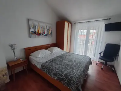 Krevet ili kreveti u jedinici u objektu Baška Voda - Apartmani Vesna