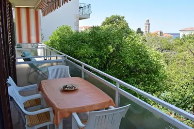 Balkon ili terasa u objektu Close to center, quiet, with parking