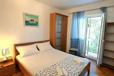 Krevet ili kreveti u jedinici u objektu Luka's House - ZF Hvar
