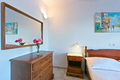 Krevet ili kreveti u jedinici u objektu Adria Brela Apartments