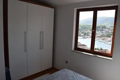 Krevet ili kreveti u jedinici u objektu BellaVista Jelsa 2+2