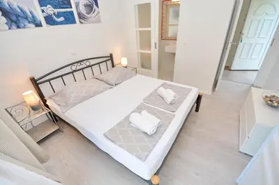 Krevet ili kreveti u jedinici u objektu Bay House Rosohotnica