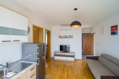 Kuhinja ili čajna kuhinja u objektu Villa Nikola - amazing sea view