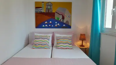 Krevet ili kreveti u jedinici u objektu Apartmani AD Hvar