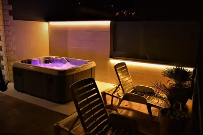 Tlocrt objekta Sea View Apartments with jaccuzzi