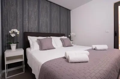 Krevet ili kreveti u jedinici u objektu Apartmani Lara