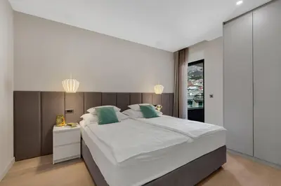 Krevet ili kreveti u jedinici u objektu Apartmani Vila Jelena - Makarska Exklusiv