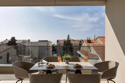 Balkon ili terasa u objektu Apartmani Vila Jelena - Makarska Exklusiv