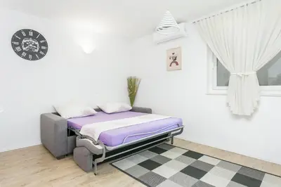 Krevet ili kreveti u jedinici u objektu Apartment Podstrana 17586b