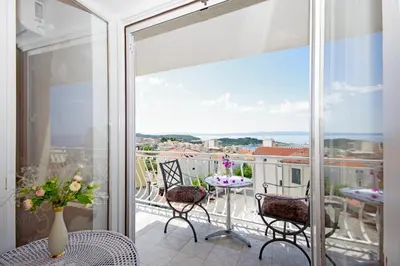 Balkon ili terasa u objektu Makarska sea view rooms