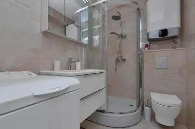 Kupaonica u objektu Ivan Sea View Apartment