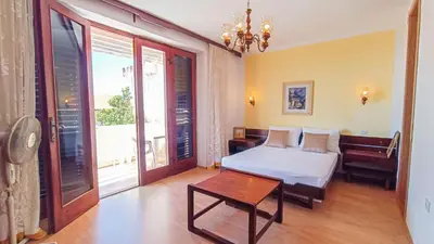 Krevet ili kreveti u jedinici u objektu Family villa on the coast