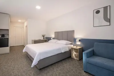 Krevet ili kreveti u jedinici u objektu Alemaris Resort