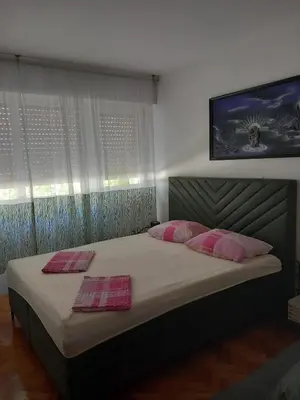 Krevet ili kreveti u jedinici u objektu Priko Cetine