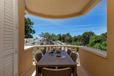 Balkon ili terasa u objektu Apartments Marin