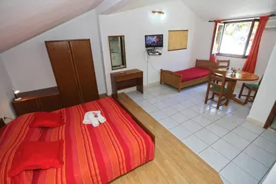 Krevet ili kreveti u jedinici u objektu Apartmani Katarina