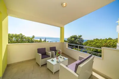 Balkon ili terasa u objektu Apartments Saga 2