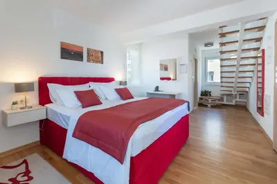 Krevet ili kreveti u jedinici u objektu Apartment House Ivan John
