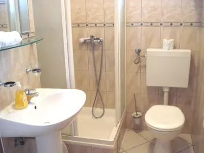 Kupaonica u objektu Guest House Karević