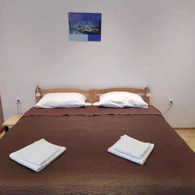 Krevet ili kreveti u jedinici u objektu Peter&Zana Apartments